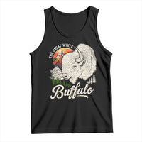 The Great White Buffalo Tank Top Native American Sacred Spirit Animal - Wonder Print Shop