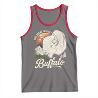 The Great White Buffalo Tank Top Native American Sacred Spirit Animal - Wonder Print Shop