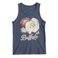 The Great White Buffalo Tank Top Native American Sacred Spirit Animal - Wonder Print Shop