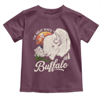 The Great White Buffalo Toddler T Shirt Native American Sacred Spirit Animal - Wonder Print Shop