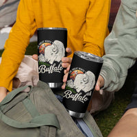 The Great White Buffalo Tumbler Cup Native American Sacred Spirit Animal - Wonder Print Shop