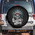 Native American Respect The Chief Spare Tire Cover Indian Tribal Skull Headdress - Wonder Print Shop