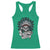 Native American Respect The Chief Racerback Tank Top Indian Tribal Skull Headdress - Wonder Print Shop