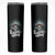 Native American Respect The Chief Skinny Tumbler Indian Tribal Skull Headdress - Wonder Print Shop