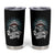 Native American Respect The Chief Tumbler Cup Indian Tribal Skull Headdress - Wonder Print Shop