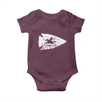 Arrowhead Hunter Indian Chief Relic Hunting Native American Baby Onesie - Wonder Print Shop