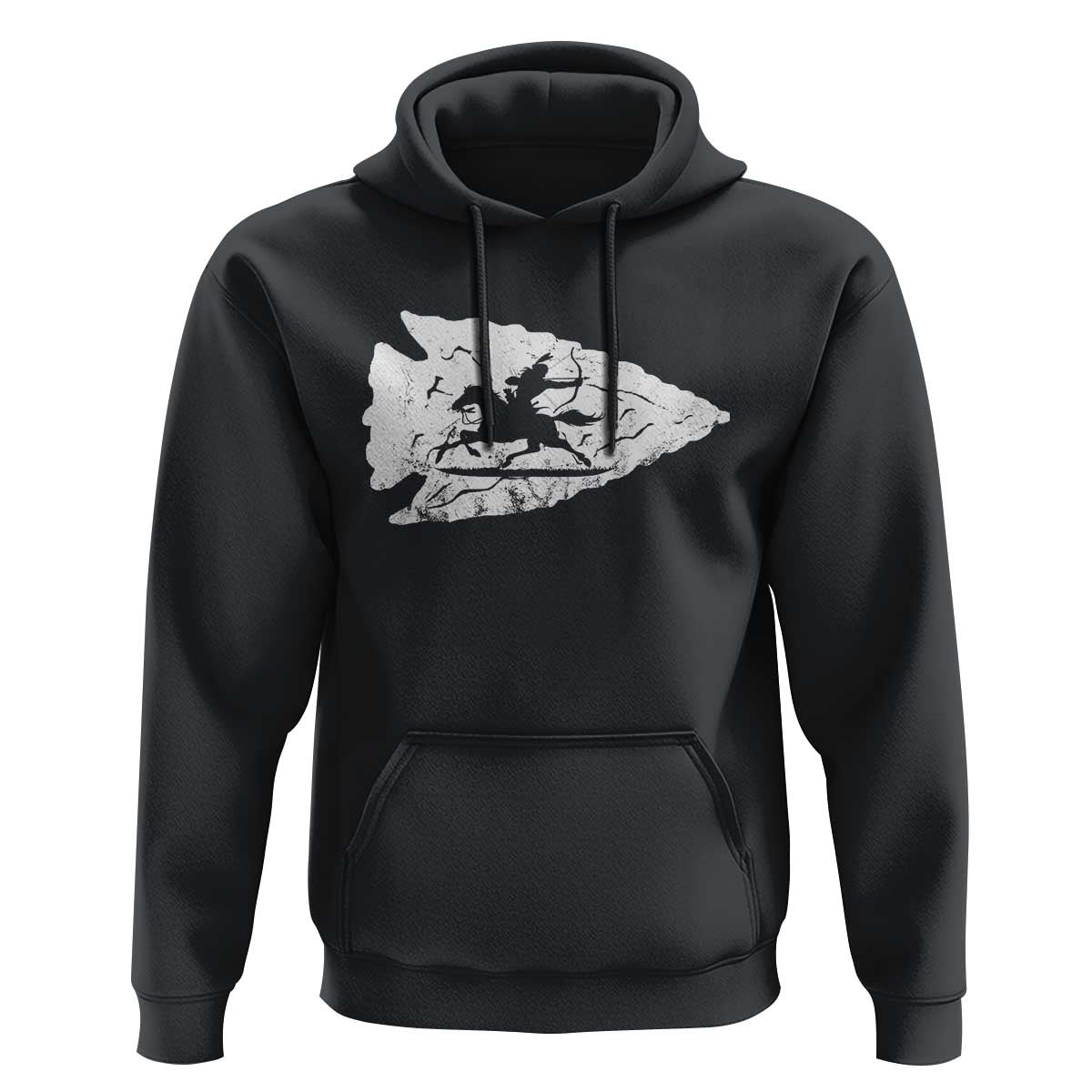 Arrowhead Hunter Indian Chief Relic Hunting Native American Hoodie - Wonder Print Shop