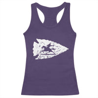 Arrowhead Hunter Indian Chief Relic Hunting Native American Racerback Tank Top - Wonder Print Shop
