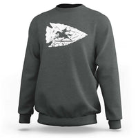 Arrowhead Hunter Indian Chief Relic Hunting Native American Sweatshirt - Wonder Print Shop