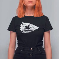 Arrowhead Hunter Indian Chief Relic Hunting Native American T Shirt For Women - Wonder Print Shop