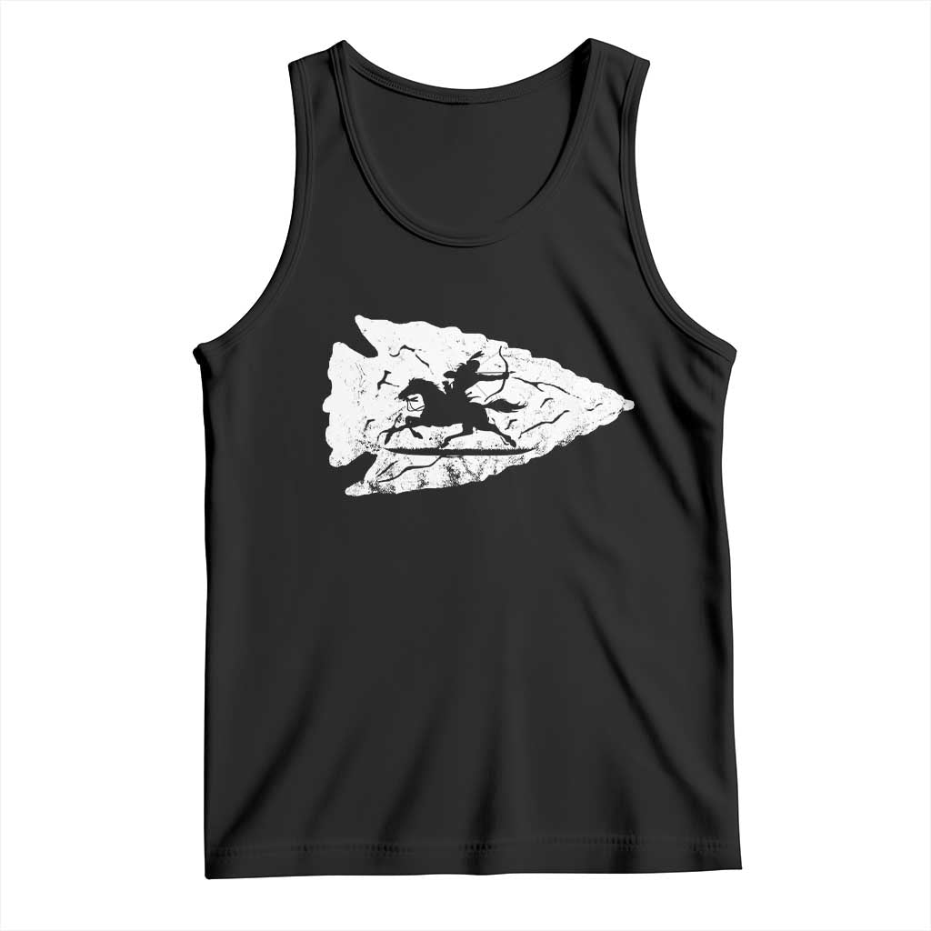 Arrowhead Hunter Indian Chief Relic Hunting Native American Tank Top - Wonder Print Shop