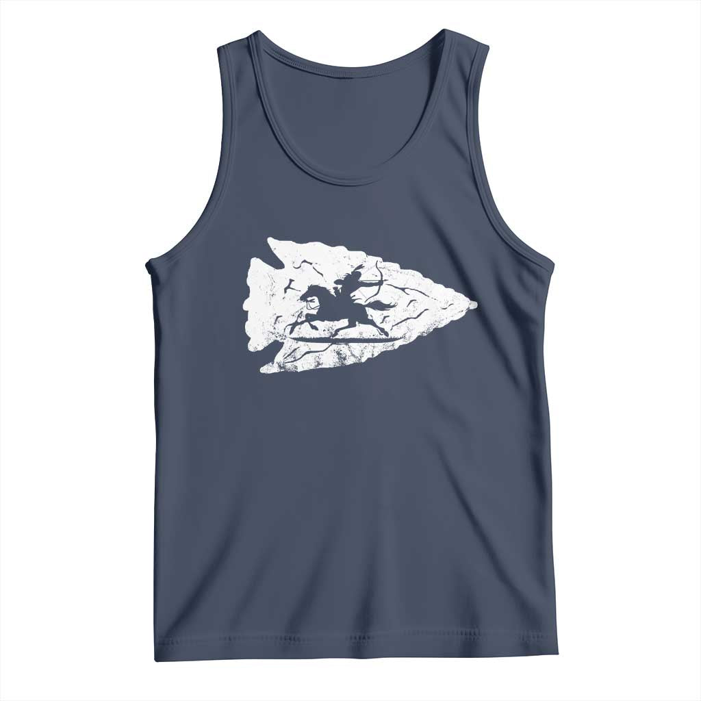 Arrowhead Hunter Indian Chief Relic Hunting Native American Tank Top - Wonder Print Shop