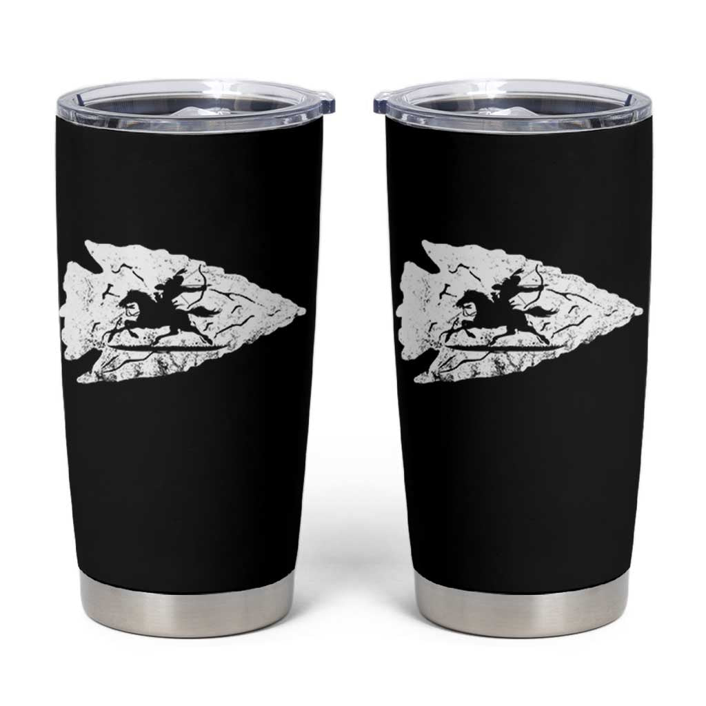 Arrowhead Hunter Indian Chief Relic Hunting Native American Tumbler Cup - Wonder Print Shop