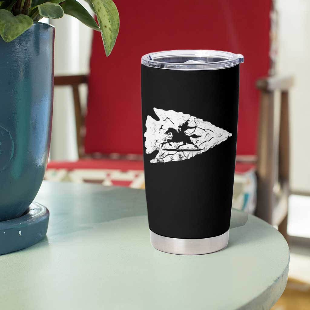 Arrowhead Hunter Indian Chief Relic Hunting Native American Tumbler Cup - Wonder Print Shop