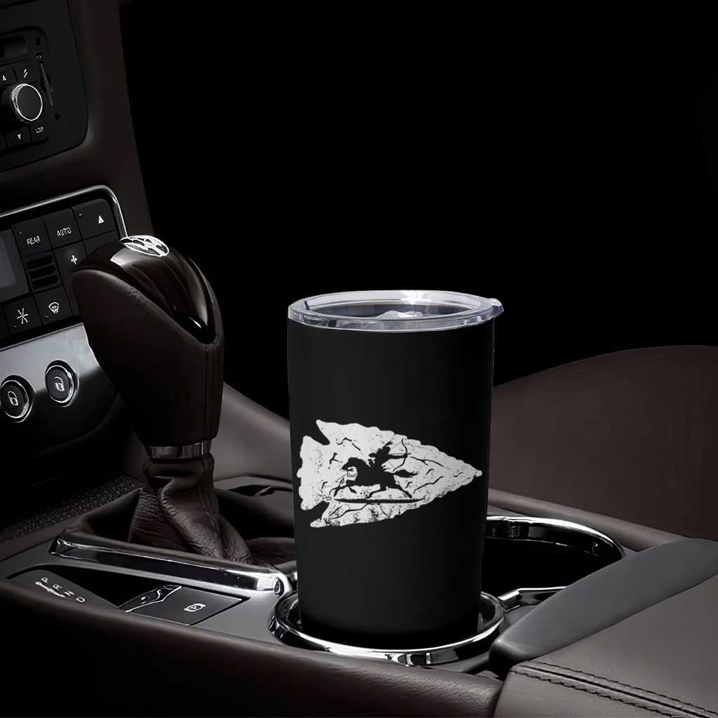 Arrowhead Hunter Indian Chief Relic Hunting Native American Tumbler Cup - Wonder Print Shop