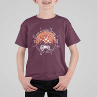 Not All Those Who Wander Are Lost T Shirt For Kid Compass Off Road Car - Wonder Print Shop