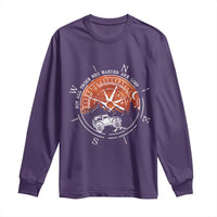 Not All Those Who Wander Are Lost Long Sleeve Shirt Compass Off Road Car - Wonder Print Shop