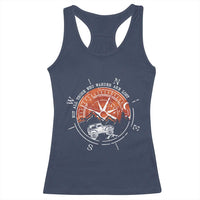 Not All Those Who Wander Are Lost Racerback Tank Top Compass Off Road Car - Wonder Print Shop