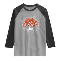 Not All Those Who Wander Are Lost Raglan Shirt Compass Off Road Car - Wonder Print Shop