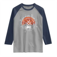 Not All Those Who Wander Are Lost Raglan Shirt Compass Off Road Car - Wonder Print Shop
