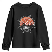Not All Those Who Wander Are Lost Youth Sweatshirt Compass Off Road Car - Wonder Print Shop