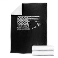 Off Road QUAD ATV Car Adventure Vintage American Flag Throw Blanket - Wonder Print Shop