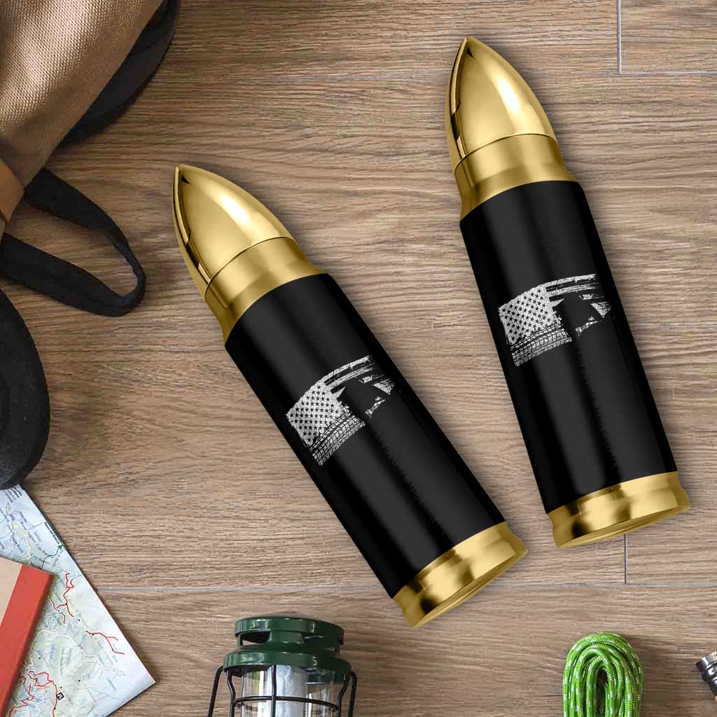 Off Road QUAD ATV Car Adventure Vintage American Flag Bullet Tumbler - Wonder Print Shop