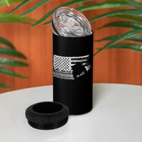 Off Road QUAD ATV Car Adventure Vintage American Flag 4 in 1 Can Cooler Tumbler - Wonder Print Shop