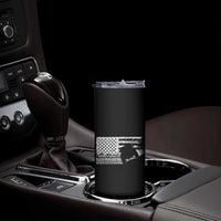 Off Road QUAD ATV Car Adventure Vintage American Flag Skinny Tumbler - Wonder Print Shop