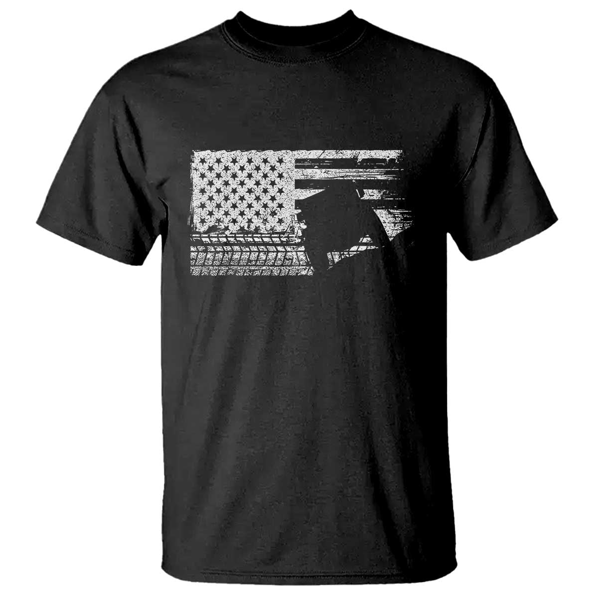 Off Road QUAD ATV Car Adventure Vintage American Flag T Shirt - Wonder Print Shop