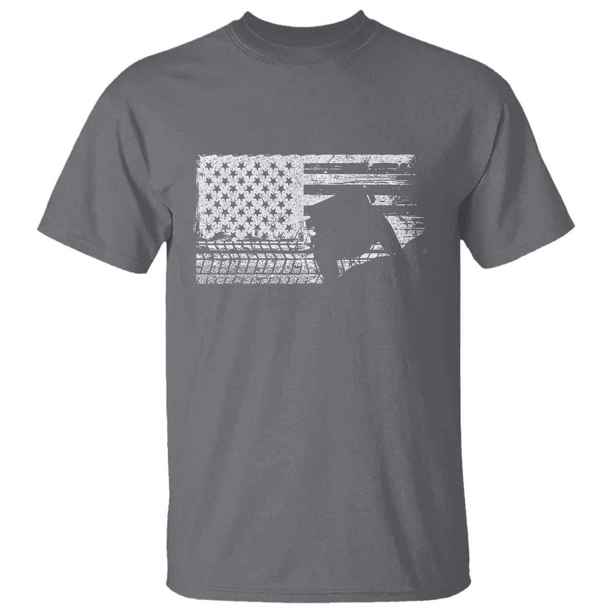 Off Road QUAD ATV Car Adventure Vintage American Flag T Shirt - Wonder Print Shop