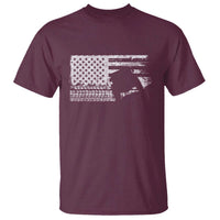 Off Road QUAD ATV Car Adventure Vintage American Flag T Shirt - Wonder Print Shop