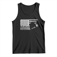 Off Road QUAD ATV Car Adventure Vintage American Flag Tank Top - Wonder Print Shop