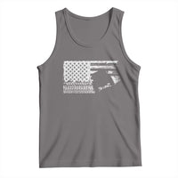 Off Road QUAD ATV Car Adventure Vintage American Flag Tank Top - Wonder Print Shop