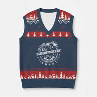 Funny Lets Keep The Dumbfuckery To A Minimum Today V-Neck Knit Sweater Vest Off Road Car - Wonder Print Shop