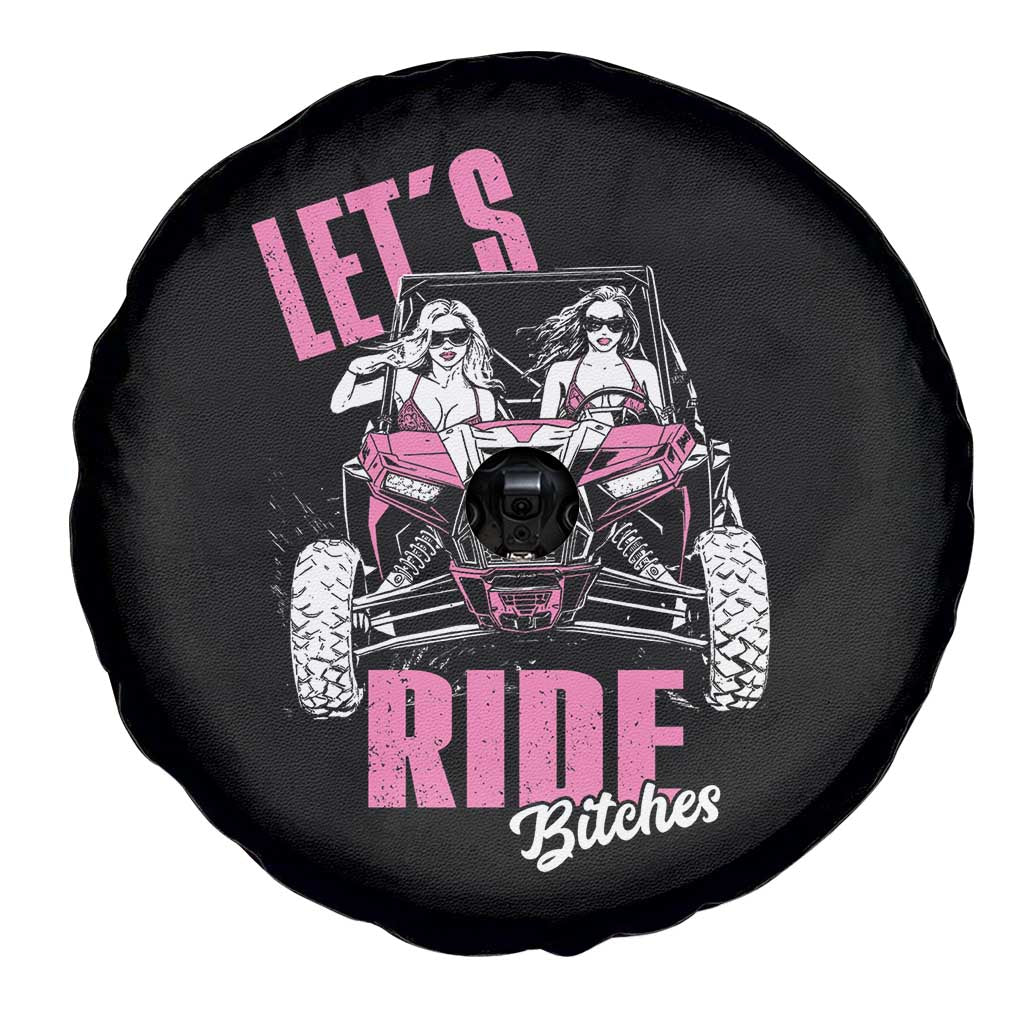 Funny Lets Ride Bitches Spare Tire Cover UTV SXS Four Wheeler UTV Offroad Mudding - Wonder Print Shop