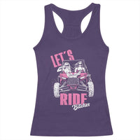 Funny Lets Ride Bitches Racerback Tank Top UTV SXS Four Wheeler UTV Offroad Mudding - Wonder Print Shop