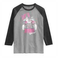 Funny Lets Ride Bitches Raglan Shirt UTV SXS Four Wheeler UTV Offroad Mudding - Wonder Print Shop