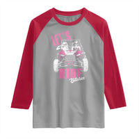 Funny Lets Ride Bitches Raglan Shirt UTV SXS Four Wheeler UTV Offroad Mudding - Wonder Print Shop