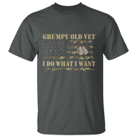 Funny Grumpy Old Vet I Do What I Want T Shirt Military Veteran Camo American Flag - Wonder Print Shop
