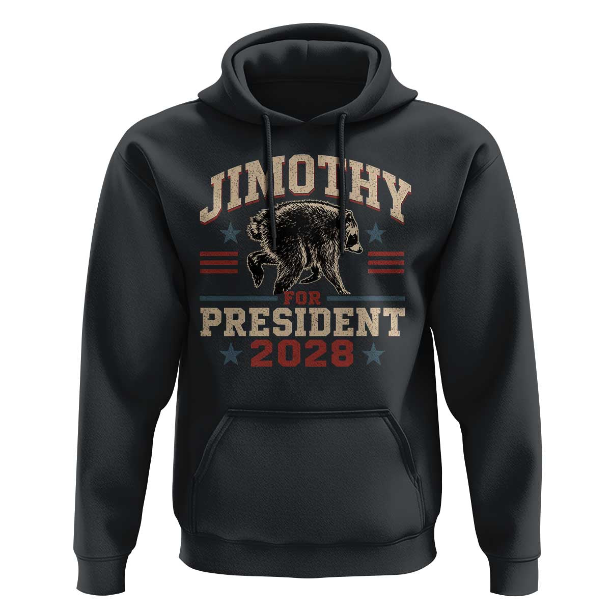 Jimothy For President 2028 Hoodie Funny Jimothy The Raccoon Seattle Trash Panda Meme