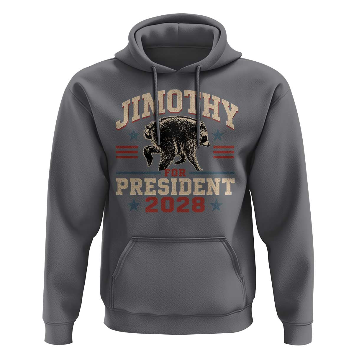 Jimothy For President 2028 Hoodie Funny Jimothy The Raccoon Seattle Trash Panda Meme