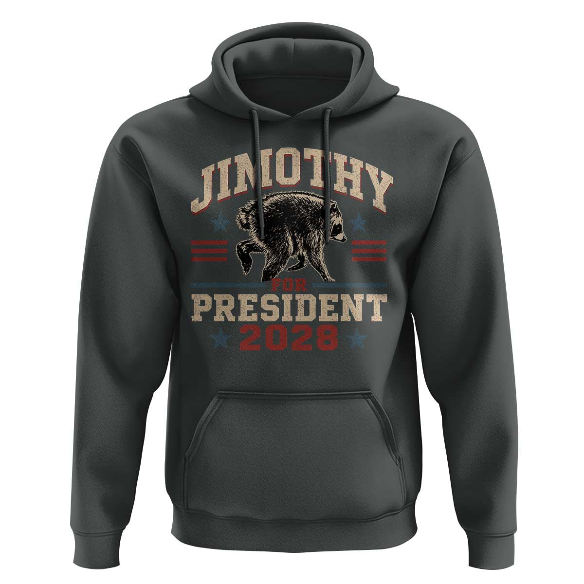 Jimothy For President 2028 Hoodie Funny Jimothy The Raccoon Seattle Trash Panda Meme