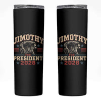 Jimothy For President 2028 Skinny Tumbler Funny Jimothy The Raccoon Seattle Trash Panda Meme