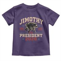 Jimothy For President 2028 Toddler T Shirt Funny Jimothy The Raccoon Seattle Trash Panda Meme