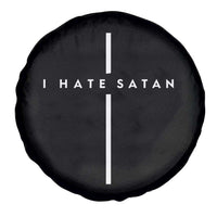 I Hate Satan Funny Christian Faith Statement Spare Tire Cover
