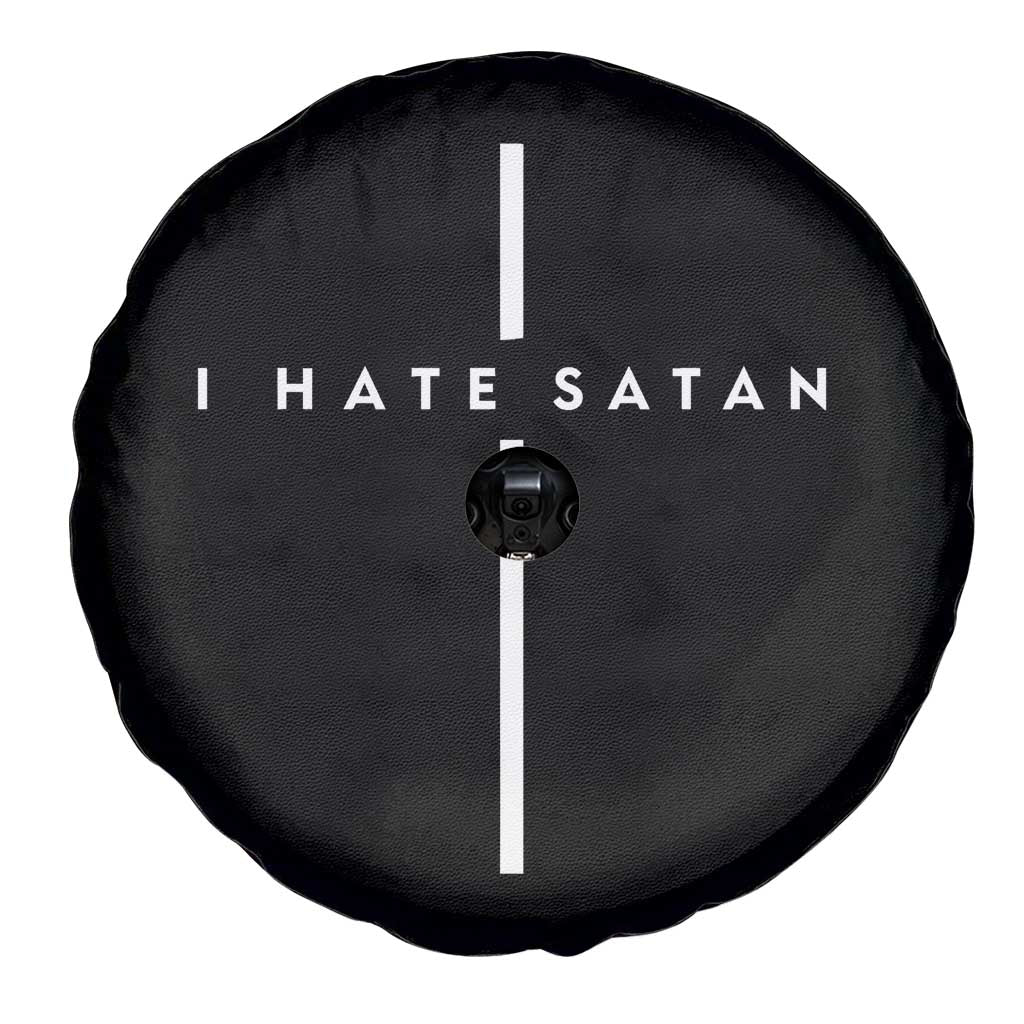 I Hate Satan Funny Christian Faith Statement Spare Tire Cover