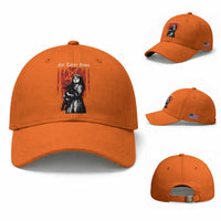 Not Today Jesus Gothic Dark Art Creepy Halloween Baseball Cap
