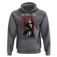 Not Today Jesus Gothic Dark Art Creepy Halloween Hoodie