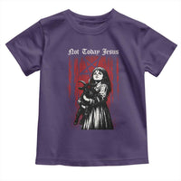 Not Today Jesus Gothic Dark Art Creepy Halloween Toddler T Shirt